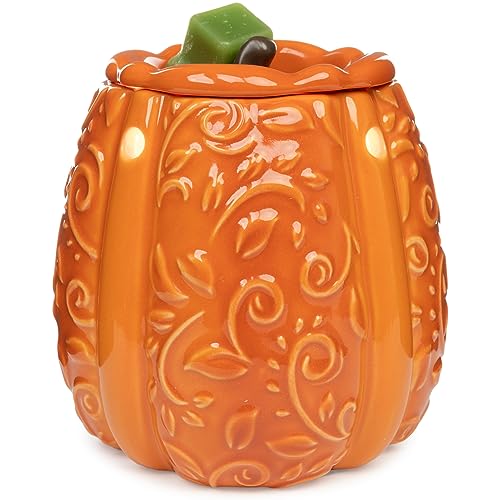 ScentSationals Swirly Pumpkin - Fall Wax Warmer for Scented Wax Melts