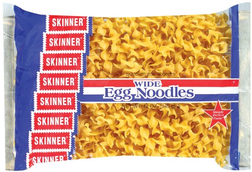 Skinner Pasta Skinner Wide Noodles, 12-Ounce Packages (Pack of 12)