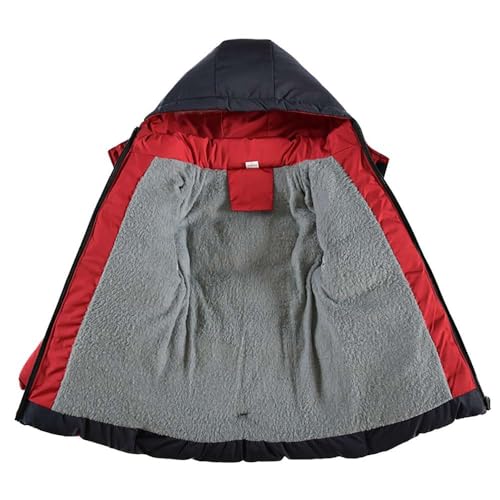 Boys Heavyweight Hooded Coat Kids Outdoor Warm Thick Padded Jacket3