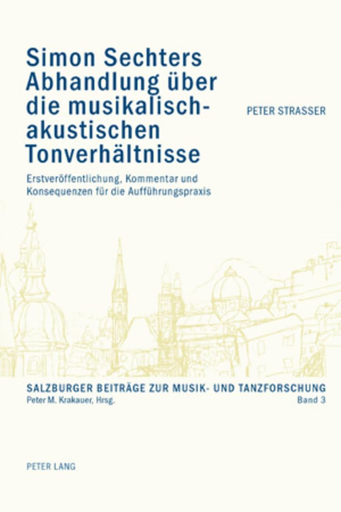 Simon Sechters Abhandlung traité acoustique théorique de musique et pratique d'exécution