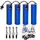 Mineup 4 Stück Akku 18650 3.7v, 1200mah Li-ion Battery, 3.7V RC Akku mit 4 USB Chargers SM-2P Plug, 3 7 Volt 18650 Li-ion, Rechargeable Battery für RC Fahrzeuge, Boote, Panzer,Roboter