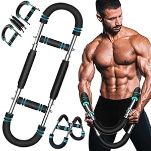 Shaker Twister Arm Trainer,U-Shape Twister Arm Exerciser,Adjustable Chest Expander,Thigh Master Trainer, Body Strength Fitness Equipment,Shape The Perfect Body for Men