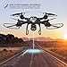 Potensic T18 GPS Drone, FPV RC Quadcotper with Camera 1080P Live Video, Dual GPS Return Home, Follow Me, Adjustable Wide-Angle Camera, Altitude Hold, Long Control Range -Black