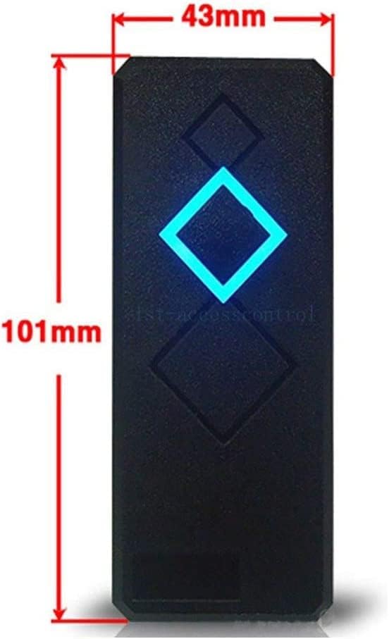 Waterproof RFID reader with dimensions