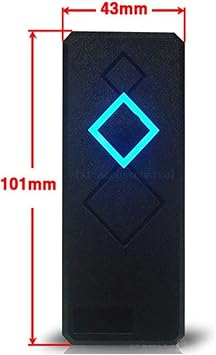 Door Access Control System with 600lbs Magnetic Lock Entry Control Panel 110V Power Supply Box RFID Reader Exit Button Enroll RFID USB Reader Card Key Fob Phone APP Remotely Open Lock