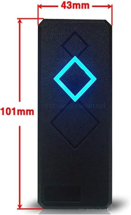 Door Access Control System with 600lbs Magnetic Lock Entry Control Panel 110V Power Supply Box RFID Reader Exit Button Enroll RFID USB Reader Card Key Fob Phone APP Remotely Open Lock