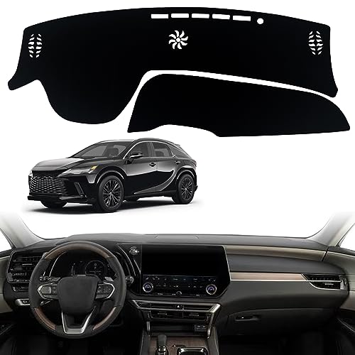 INUBOXES Dashboard Dash Board Cover Mat Pad Carpet Non-Slip Custom Compatible with Lexus RX 350 350h 450h+ 500h 2023 2024 Protector Sunshield (Without HUD)