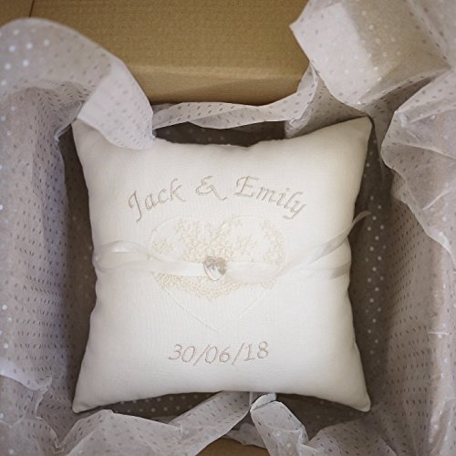 personalised ring cushion