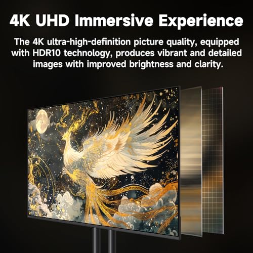 Image of HORION 55 Inch 4K UHD Interactive Display for Conferences, Office, LED Commercial TV, Use for Commercial Signage Display, 260 nit, HDMI, USB, Wi-Fi, Speakers