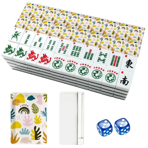 Juego de Mesa American Mahjong Set de 166 Fichas Acrílicas miniatura 1