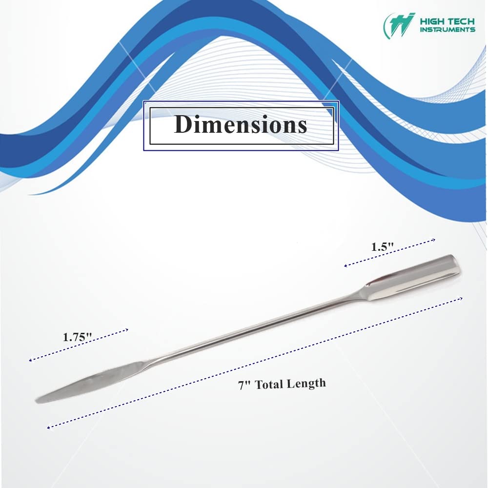 Cole-Parmer Essentials Spatula Macro Spoon, Stainless Steel, 210mm; 3/PK