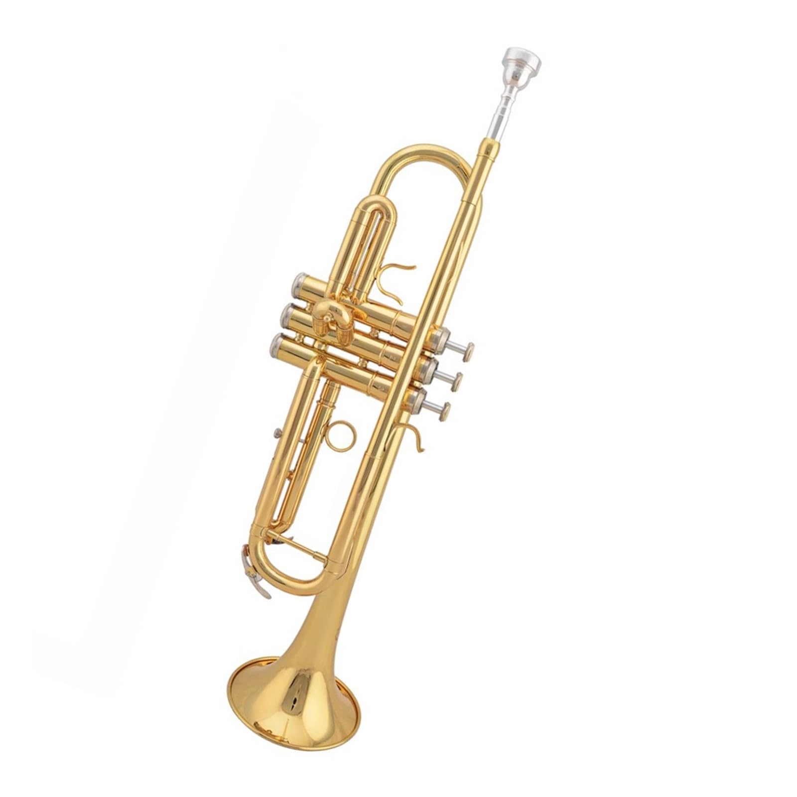 Ensemble Di Trombe Standard Tromba In Sib Strumento Per Principianti Per Adulti Tubo In Ottone Laccato Oro