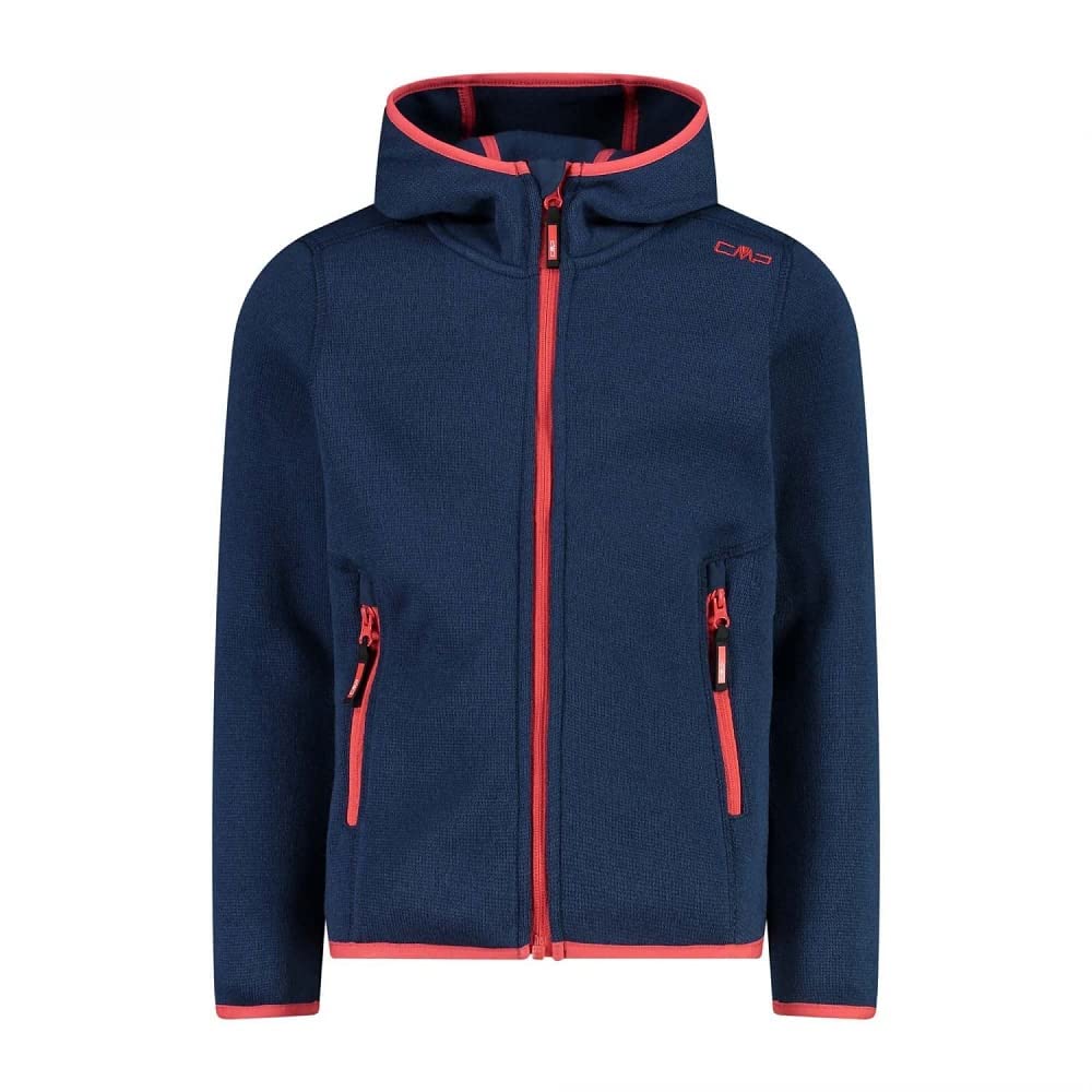 CMP Kids' Knit Tech Jacket with Fixed Hood Kid G Jacket Fix Hood
