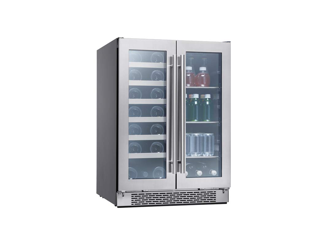 Buy Zephyr 24" Wine Fridge & Beverage Refrigerator Dual Zone Under