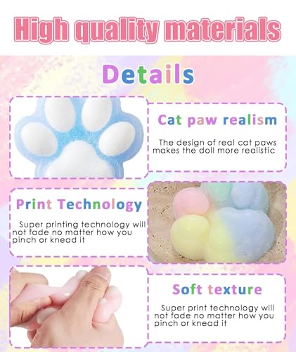 Image of Squishy Toy, Taba Squishy, Squishy Biscuit Squishy Fidget Toys Fufu Taba Stress Ball Squeeze Toys Anxiety Relief for Women /Men Stocking Fillers Birthday Gifts163 (Pink(3Pcs))