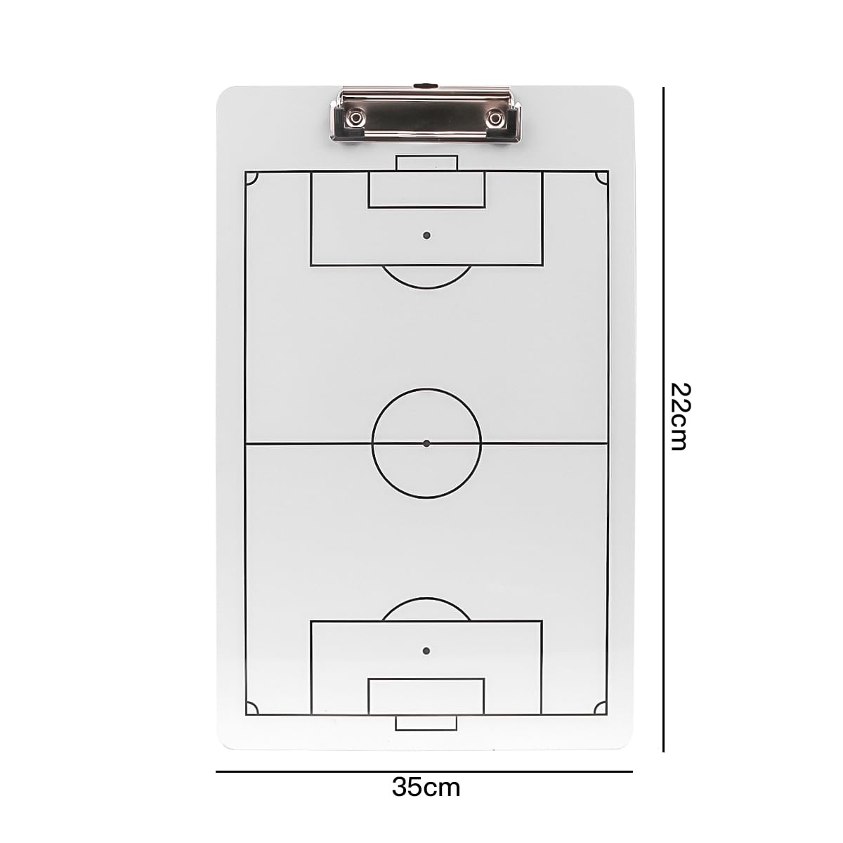 POFET Tablero de tácticas de fútbol Tablero de Entrenamiento táctico de Comando de presentación borrable con rotuladores para Entrenador de fútbol y árbitro
