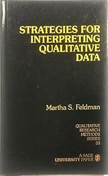 Hardcover Strategies for Interpreting Qualitative Data (Qualitative Research Methods) Book