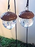 Fairy Garden Acorn Cap Miniature Lanterns. Set of 2 Hanging Lanterns. Dollhouse, Terrarium D&eacute;cor.