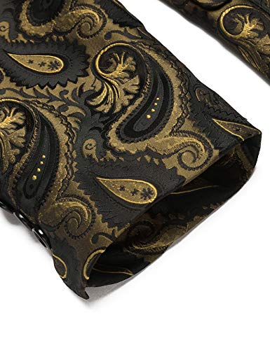 image for COOFANDY Mens Floral Tuxedo Jacket Paisley Shawl Lapel Suit Blazer Jac