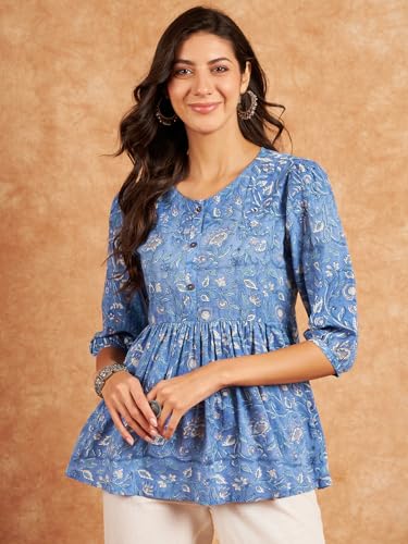 Image of Modeve Women Cotton Top for Summer