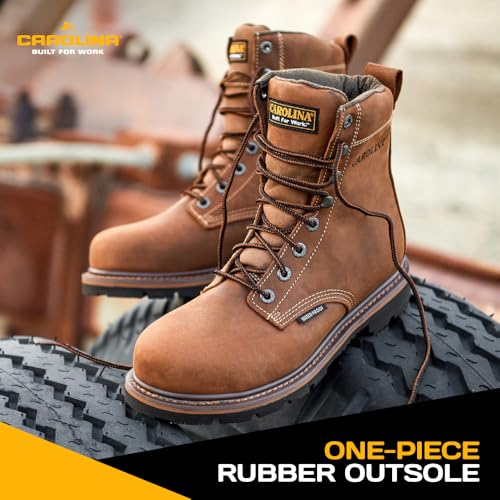 Carolina Installer 8" Steel Toe Waterproof Work Boot for Men, Durable & Comfortable Industrial-and-Construction-Boots4