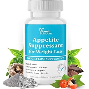 Appetite Suppressant for Weight Loss – Diet Pills for Women w/ Garcinia, Ginger Root, Guarana – Thermogenic Fat Burner & Metabolism Booster for Women & Men | Belly Fat + Energy Support, 30 Caps