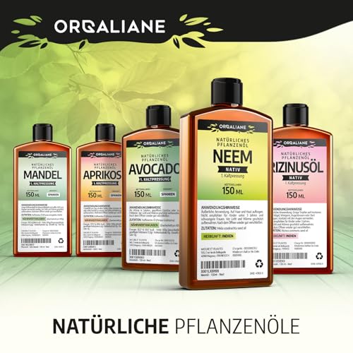 Neemöl 150 ml - Rein, Natürlich und Kaltgepresst - Mehrzweck-Öl - Garten, Pflanzen, Zuhause, Kosmetiköl
