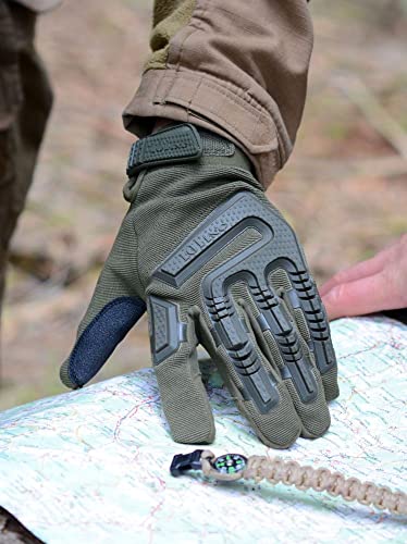 Gants tactiques Commando Copytec coqués avec protection intégrale anti-choc