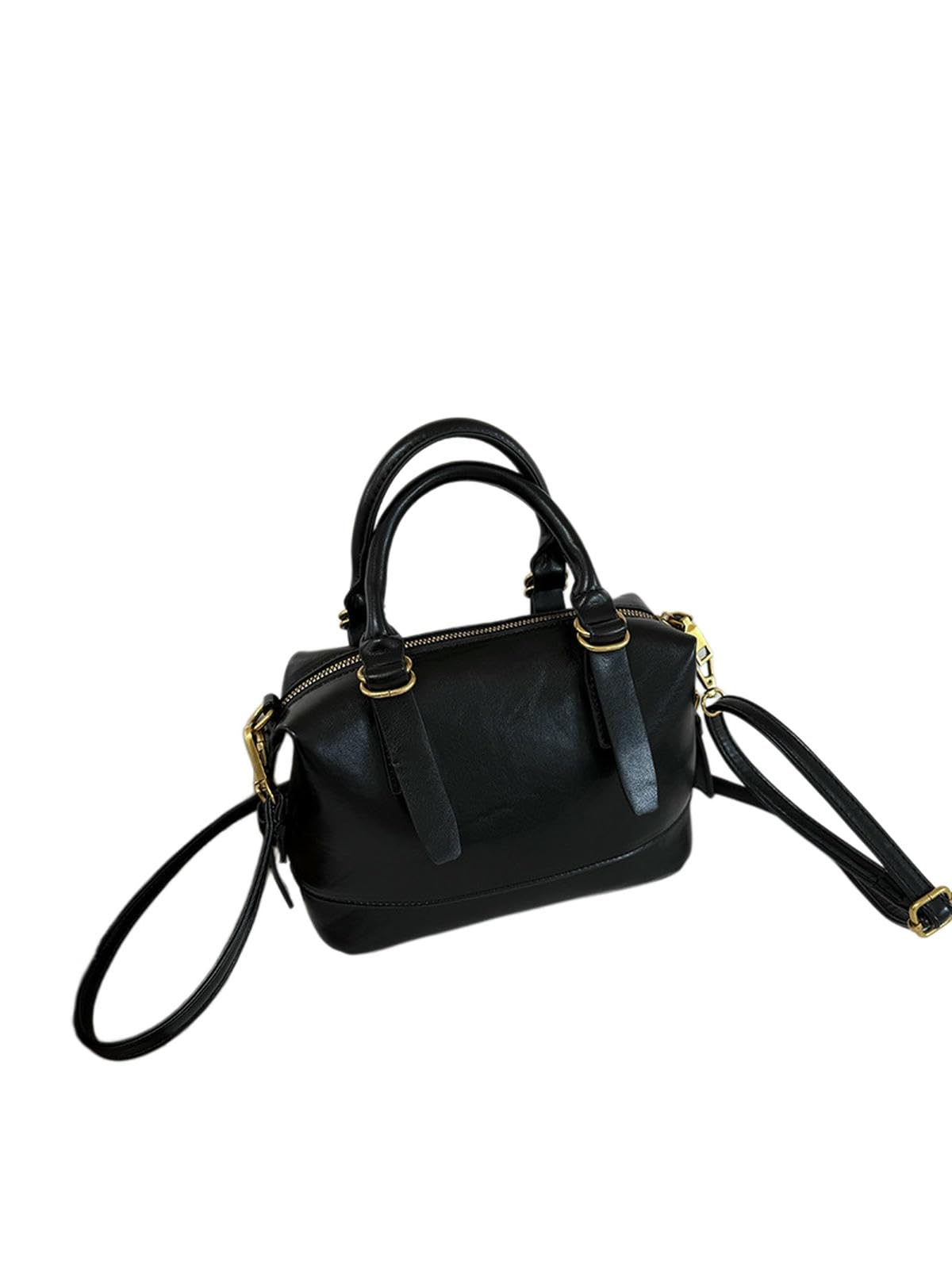 Borsa Versatile retrò Ed Elegante, Perfetta per Il Pendolarismo A Tracolla Tracolla-Nero