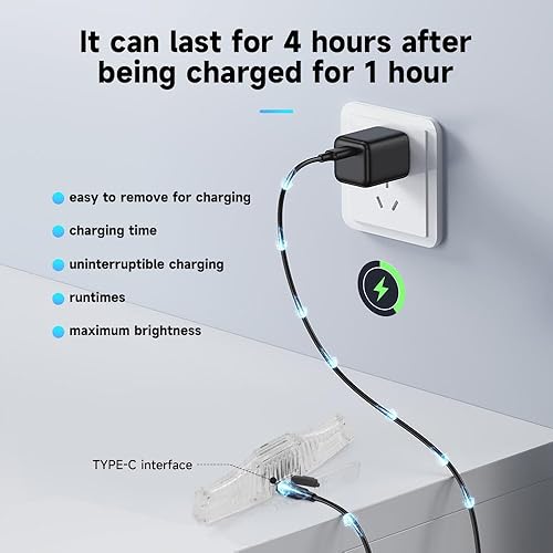 Miniatura 6 de Rechargeable LED Bike Wheel Lights,2 Pack,Waterproof Easy Install,Bicycles Wheel Spoke LED Lights,Motion Sensor,Safety Spoke Lights for Adults