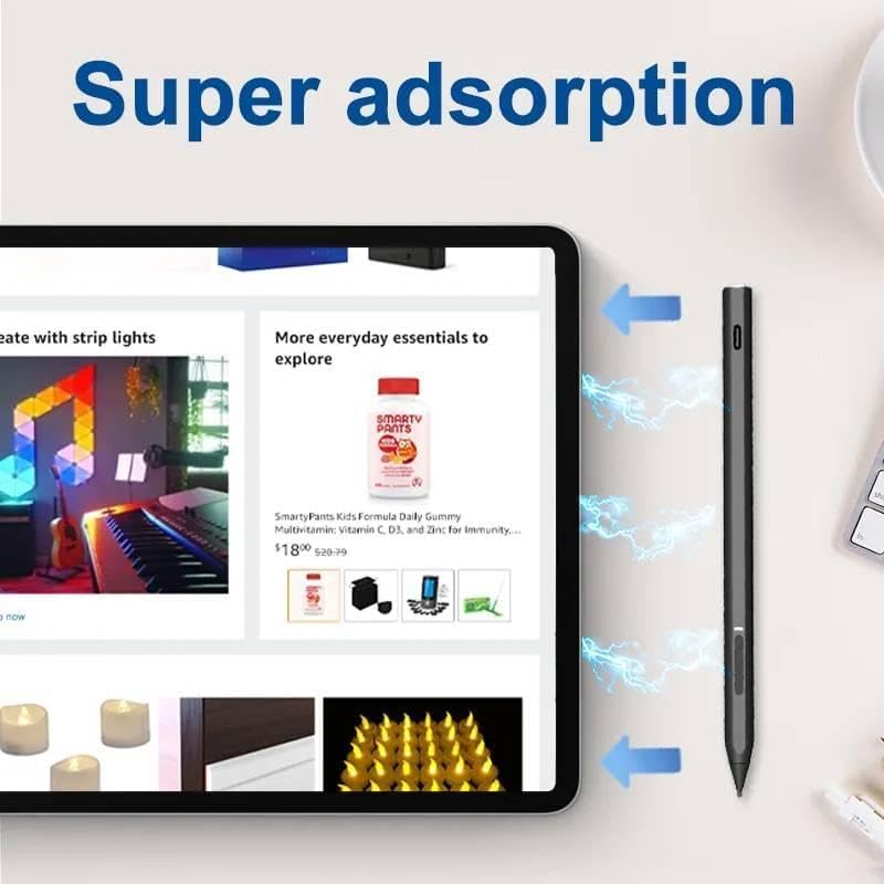 Miniatura 5 de BoxWave Lápiz óptico compatible con Acer Chromebook Spin 714 (CP714-1WN), lápiz óptico DynaScript USI active, lápiz digital electrónico USI con