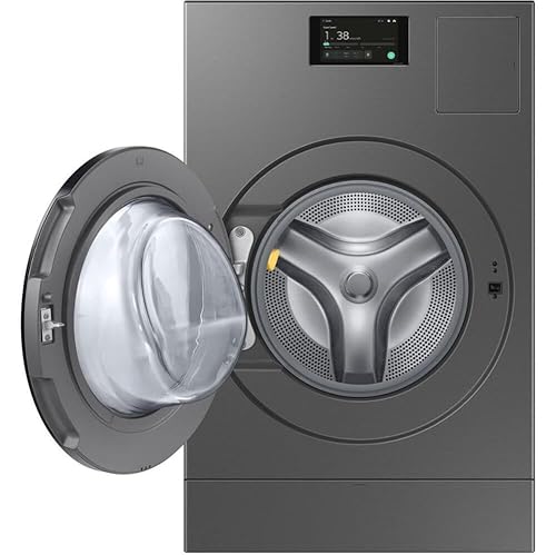 Samsung WD53DBA900HZA1 Wd53Dba900Hz Bespoke 5.3 Cu. Ft. Dark Steel Front Load All-In-One Washer/Dryer Combo thumb #3