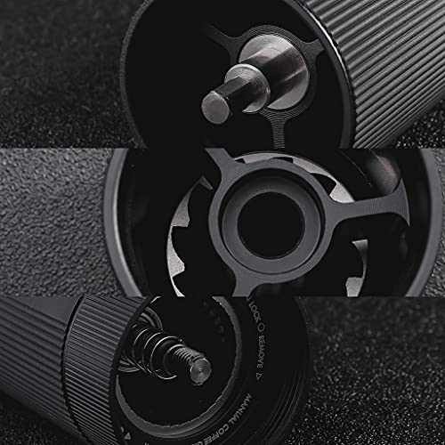 Manuelle Kaffeemühle – NORMCORE manuelle Kaffeemühle mit konischem Edelstahl-Frässtift, verstellbare Einstellungen, für… – Bild 4