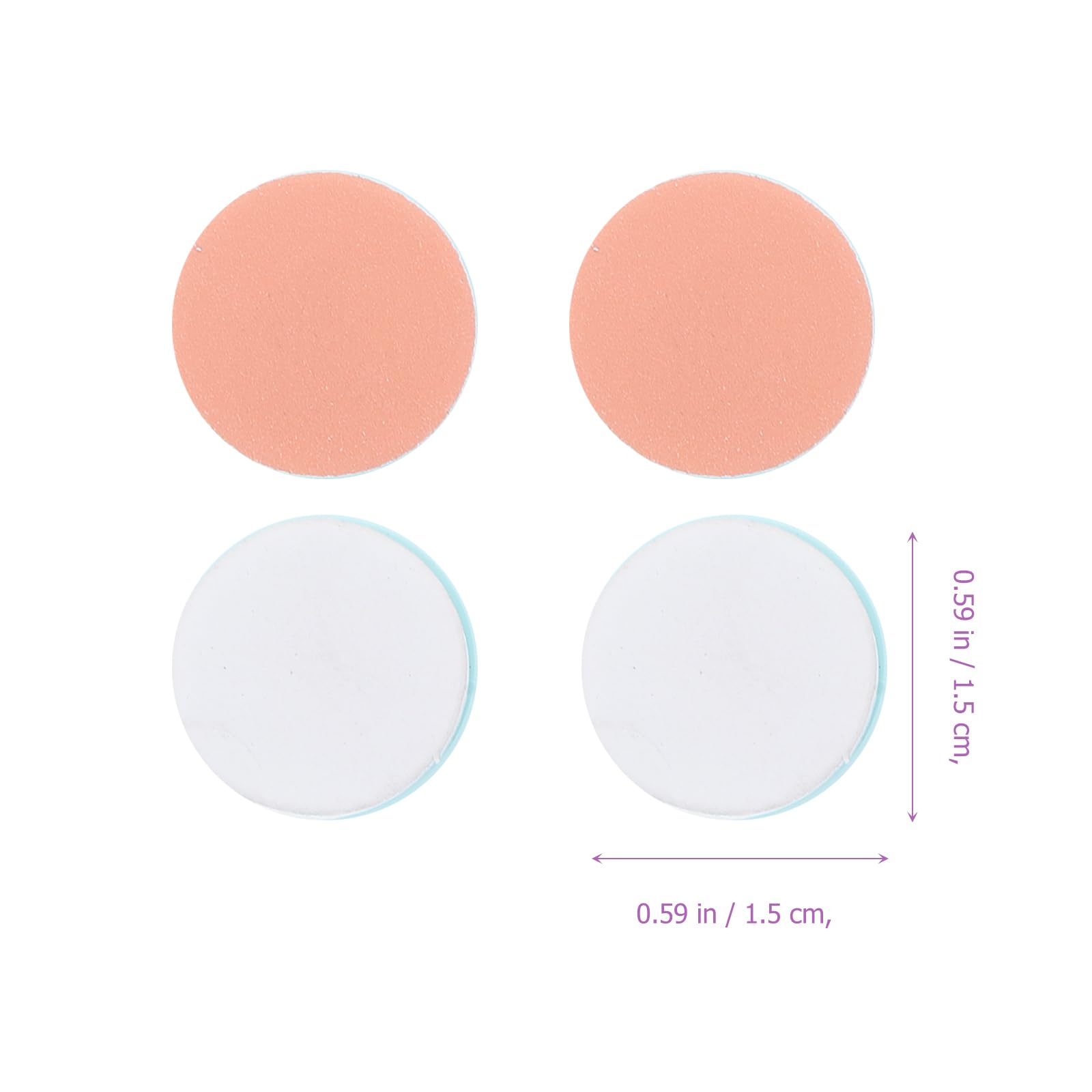 Healifty Nail Grooming Heads Grinding nail clippers pads Heads Nail Accessories electric nail trimmer heads 8Pcs nail grinding heads Nail Grinding Heads