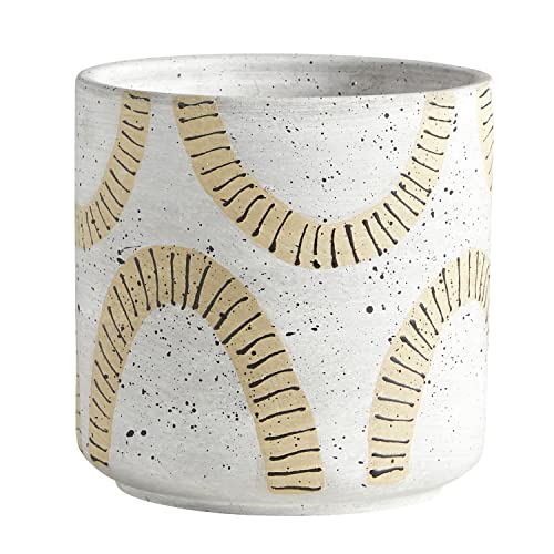 47th & Main Modern White Speckled T…