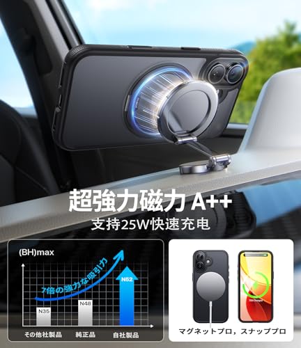 OHBOX iPhone 17 ケース ブラック iPhone 17 用ケース の商品画像 2