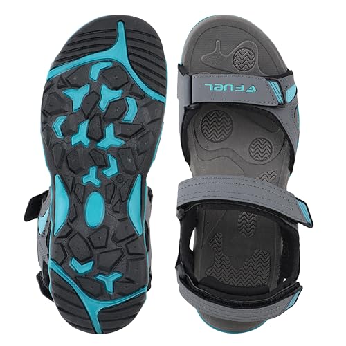 Image of FUEL Jordan Men's Outdoor Adventure Sandals in Anti-Skid Sole with Velcro Strap Lightweight & Durable Comfort Fit Footwear