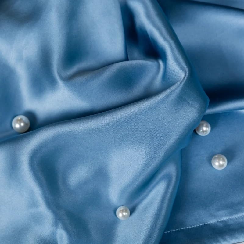 HBJWOV Silk Pillowcase Pillow Cover AB Version Front Back Rayon Fabric