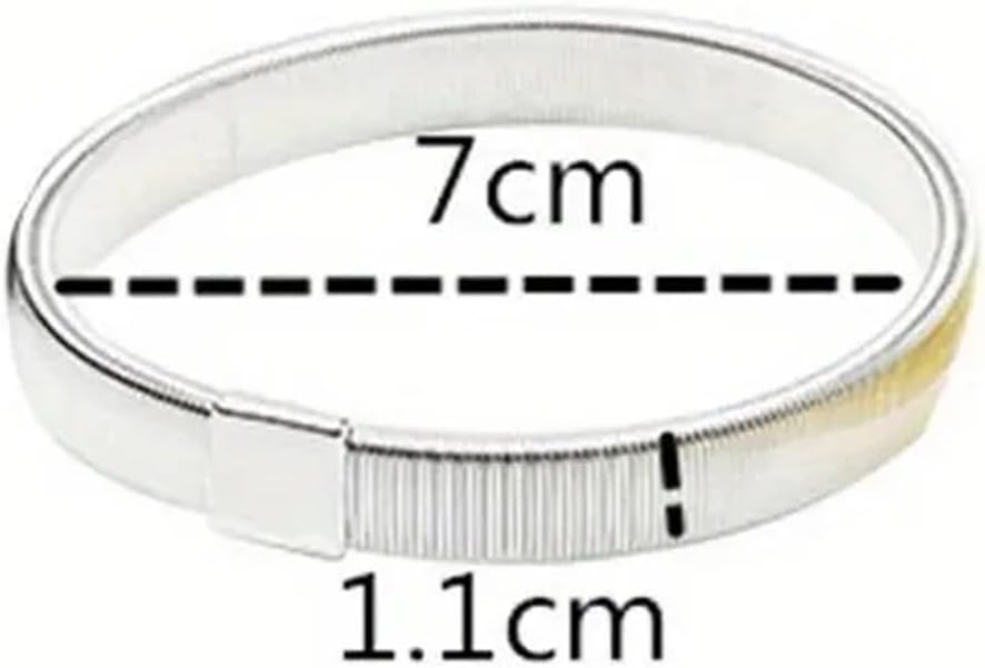 Sleeve Garters 20 Pcs Fashion Wristband Ladies Shirt Sleeve Holders Metal Arm Bands Hold Ups Ring Men