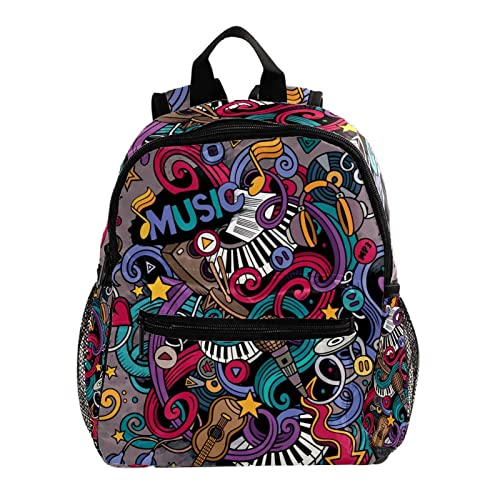 Sac à dos motif notes de musique idéal pour alléger le dos des petits