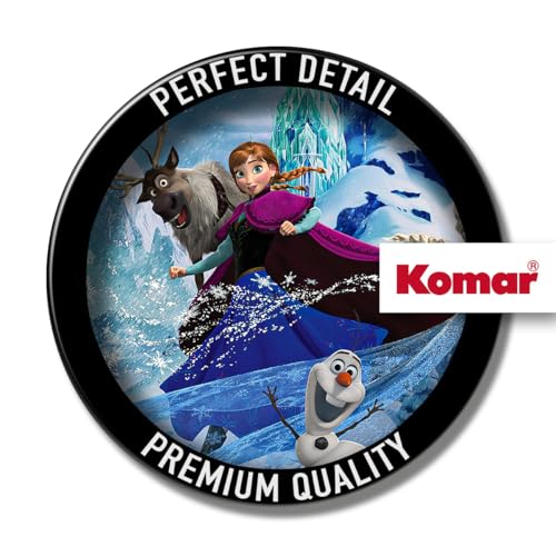 Komar Disney Vlies Fototapete |Frozen Elsas Magic | Größe: 200 x 280 cm (Breite x Höhe), Bahnbreite 50 cm | Tapete, Wandbild, Dekoration, Wandbelag, Kinderzimmer, Schlafzimmer | DX4-014, blau