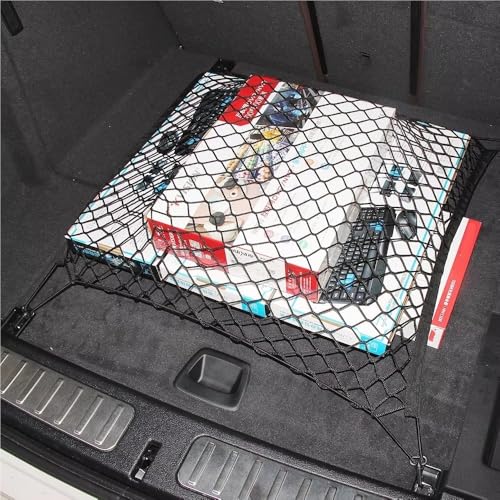 Filet de rangement en nylon extensible haut de gamme pour coffre auto