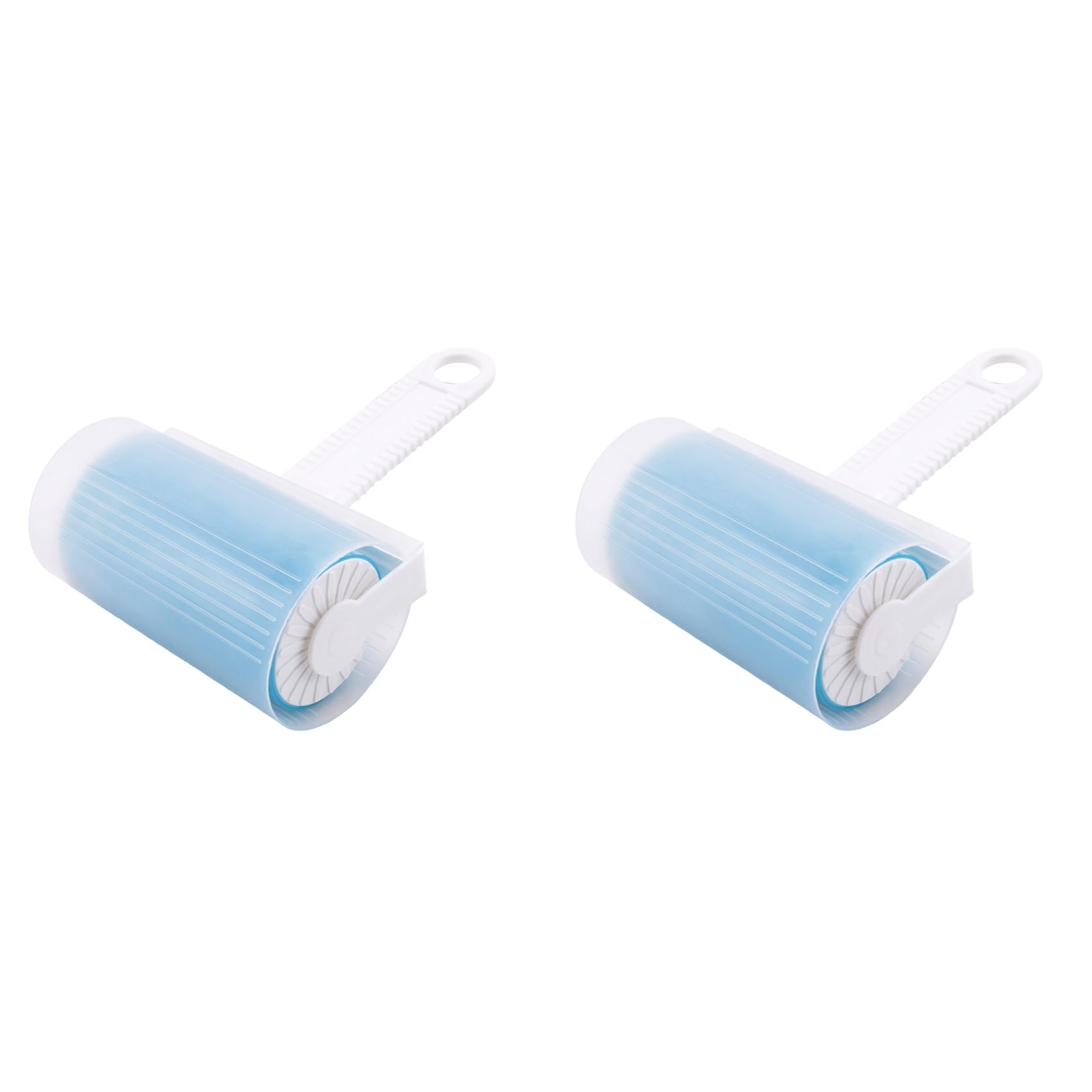 Hndhbfgrt 2X Lint Remover Washable Clothes Hair Sticky Roller Reusable Portable Pet Hair Remover Sticky Roller,Blue