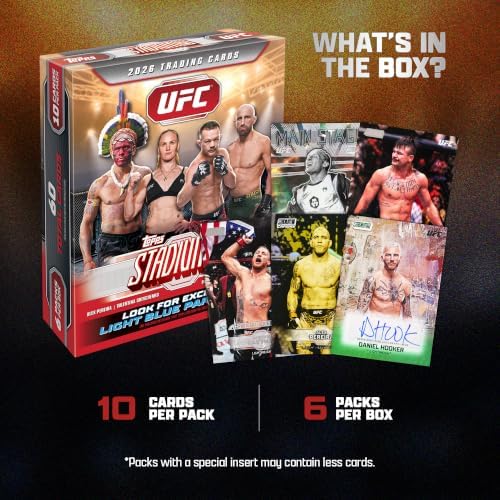 2026 Topps Stadium Club UFC - Factory Sealed - Mega Box — view 8