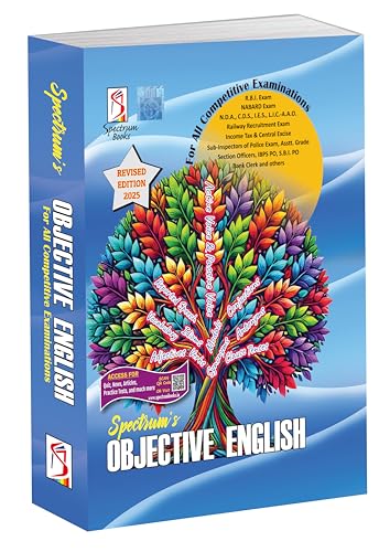 Image of Spectrum's Objective English, Revised Edition 2025, Competitive Examinations Study Guide (Spectrum's Competitive Exam Series)