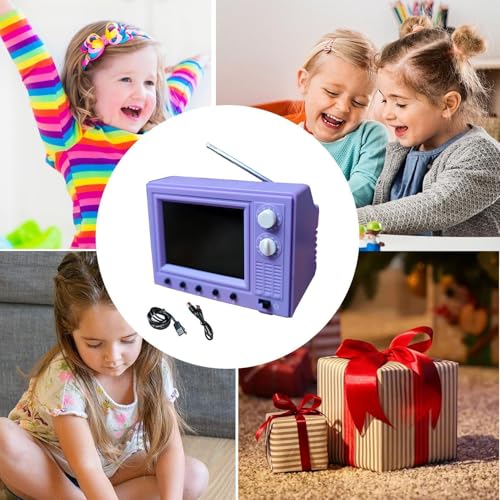 Televisor retro de bolsillo con pantalla 720P y 8GB de memoria interna 7