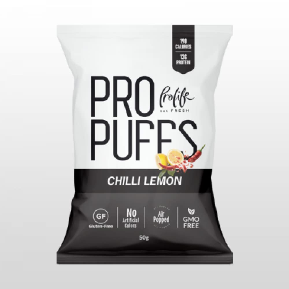 Pro Life Pro Puffs Chips Chilli Lemon (50Grms)