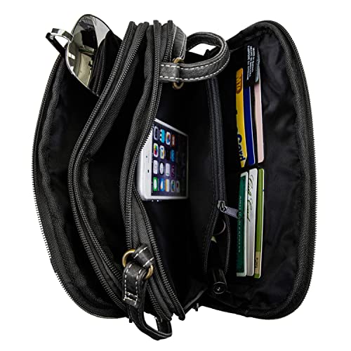 Image of MultiSac Zippy Triple Compartment Crossbody Bag