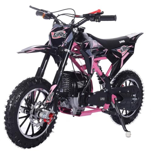 X-PRO Hawk 40 Gas Power Mini Pit Bike Dirt Bike, 4 Stroke Dirt Bike with Pull Start, 10
