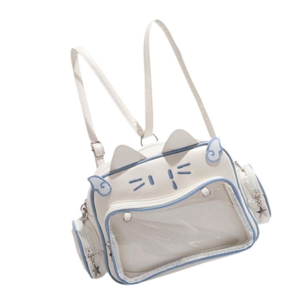 enakshi (label) Cat Ita Bag Portable Pin Display Backpack for Halloween Girls Party Supplies Blue| Clothing, Shoes & Accessories|Womens Handbags & Bags-picture-19
